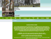 Tablet Screenshot of flanaganspringskennel.com